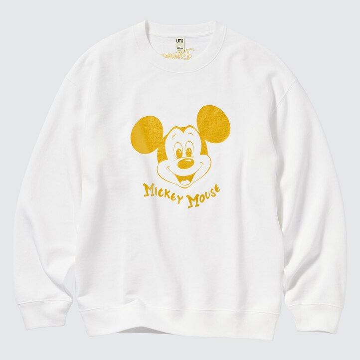 sudadera con capucha blanca uniqlo mickey shines ut graphic para hombre