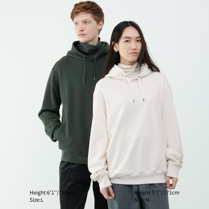 sudadera con capucha uniqlo sweat para hombre gris