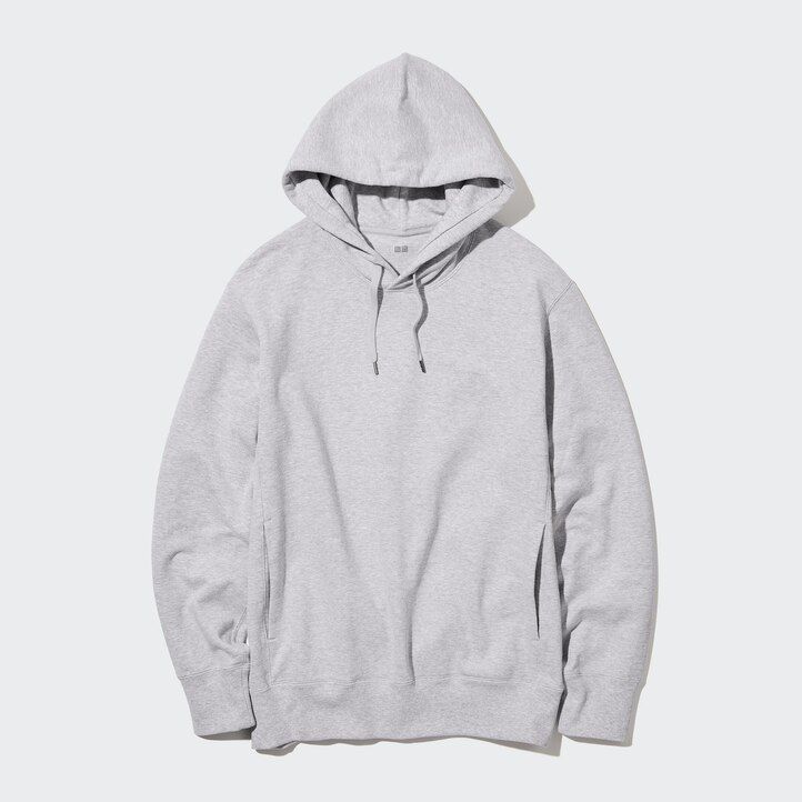 sudadera con capucha uniqlo sweat para hombre gris