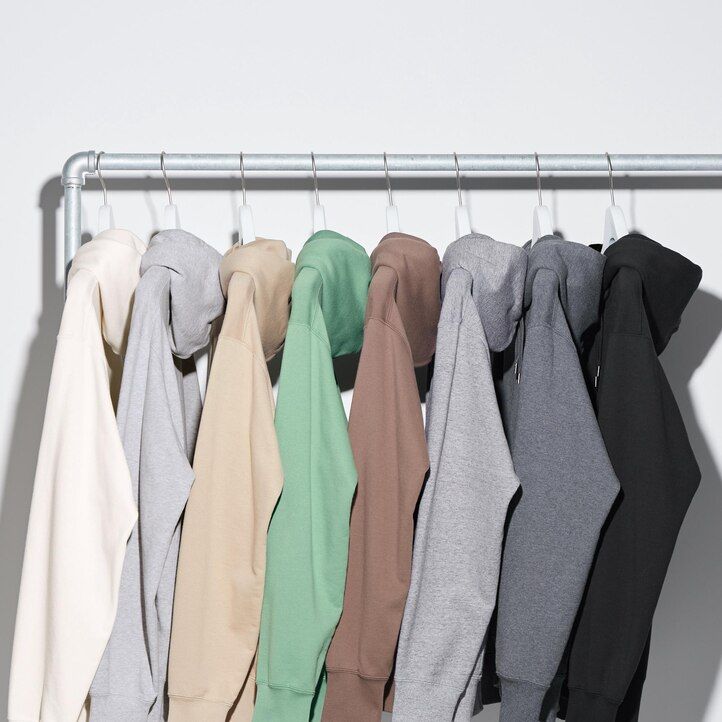 sudadera con capucha uniqlo beige para hombre