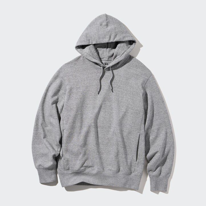 sudadera con capucha uniqlo beige para hombre
