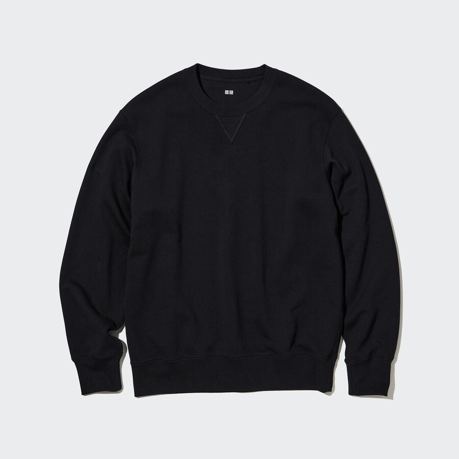 sudadera con capucha uniqlo negra para hombre