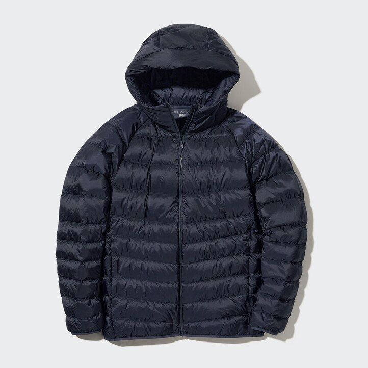chaquetas uniqlo ultra light down 3d cut para hombre color negro