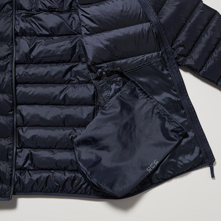chaquetas uniqlo ultra light down 3d cut para hombre color negro