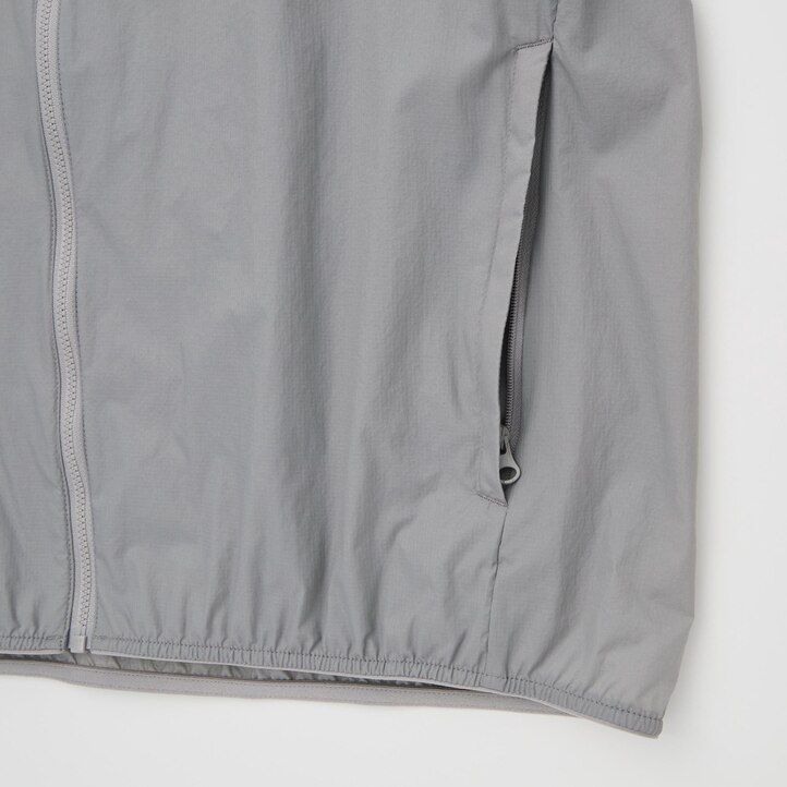 chaquetas de bolsillo uniqlo con protección uv para hombre color naranja