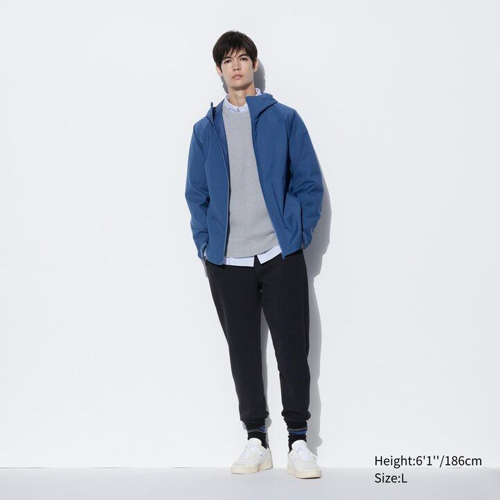 chaquetas uniqlo blocktech negras con corte 3d para hombre envío gratuito