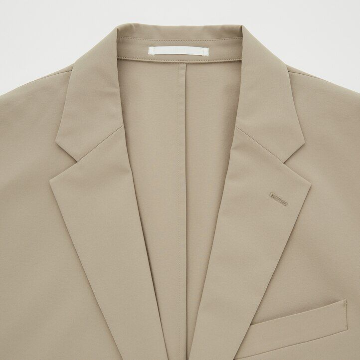chaquetas ultraligeras uniqlo airsense beige para hombre