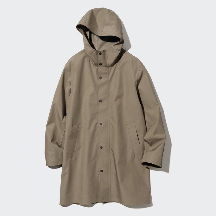 chaquetas uniqlo blocktech para hombre negras