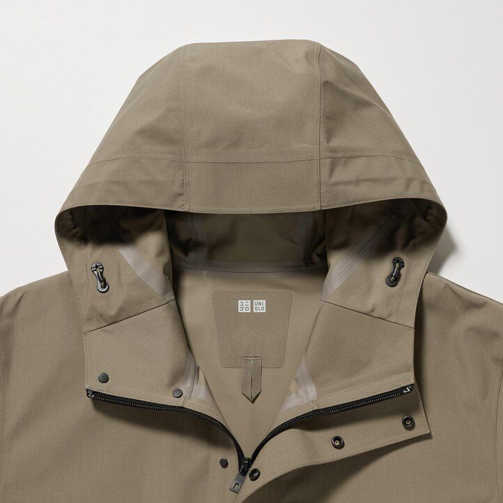 chaquetas uniqlo blocktech para hombre negras