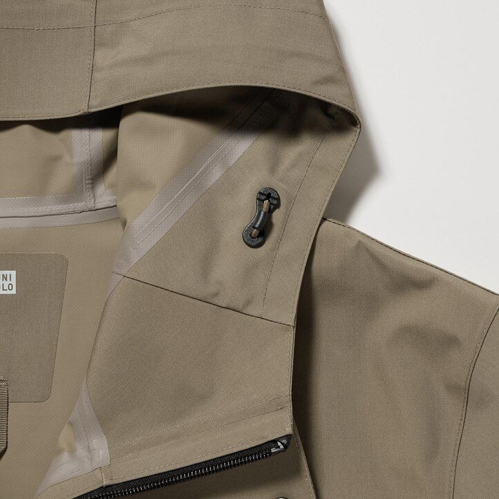 chaquetas uniqlo blocktech para hombre negras