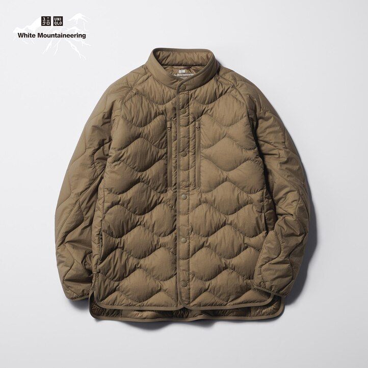 chaquetas de plumón híbrido reciclado uniqlo negras para hombre