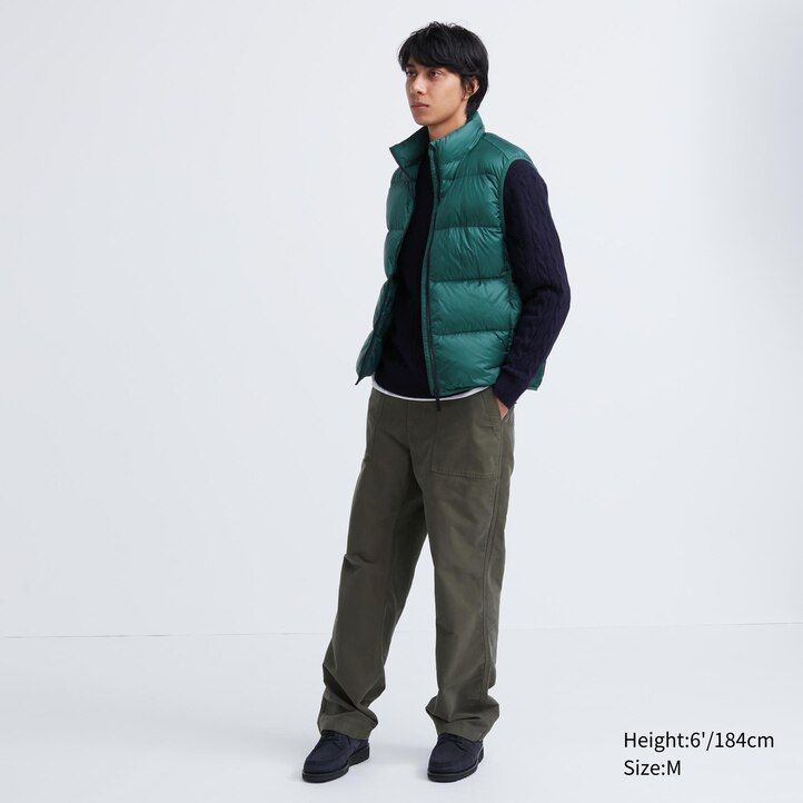chaquetas de plumón ultraligeras uniqlo para hombre en color rojo