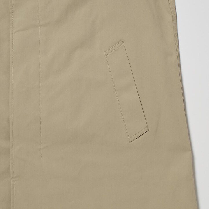 chaquetas uniqlo de dos vías con botonadura sencilla en beige para hombre