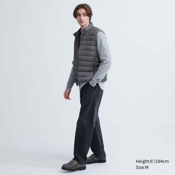 chaquetas acolchadas de plumón ultraligero uniqlo para hombre color oliva