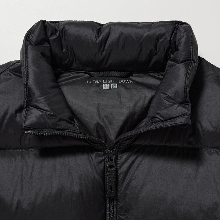 chaquetas de plumón ultraligeras uniqlo con bloques de color oliva para hombre