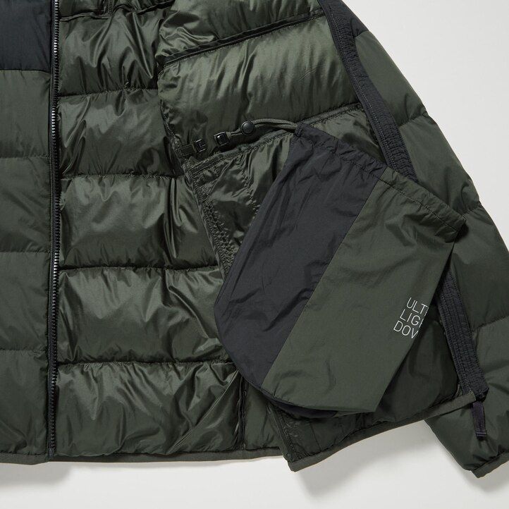 chaquetas uniqlo ultra light down 3d cut para hombre color azul