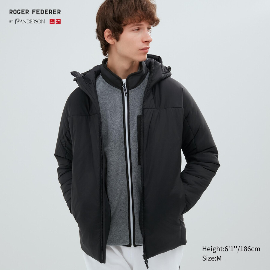 chaquetas acolchadas ligeras y cálidas uniqlo negras para hombre