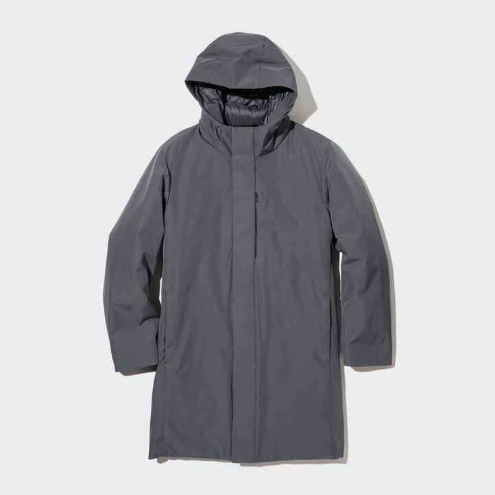 chaquetas de plumón híbridas uniqlo para hombre color negro