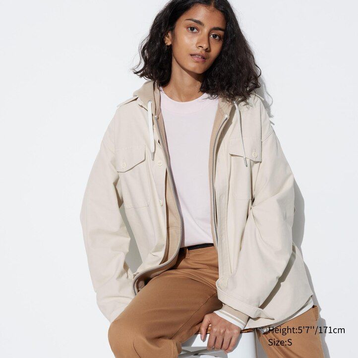 chaquetas de punto uniqlo para hombre en beige
