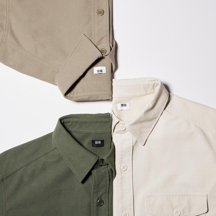 chaquetas de punto uniqlo para hombre en beige