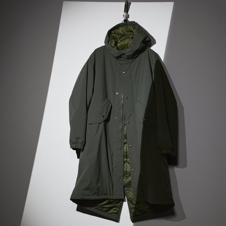 chaquetas acolchadas y cálidas uniqlo heattech para hombre en gris oscuro