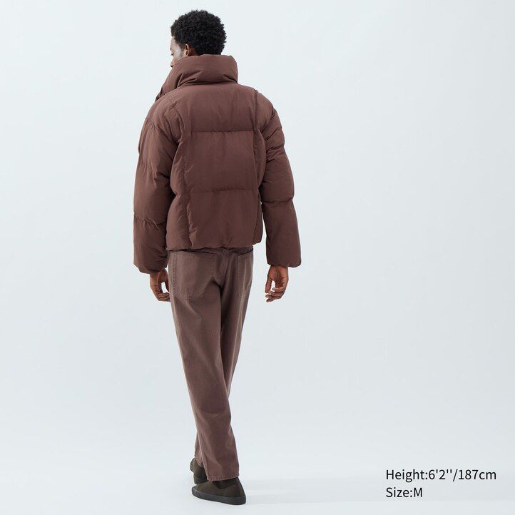 chaquetas acolchadas uniqlo volume para hombre en beige