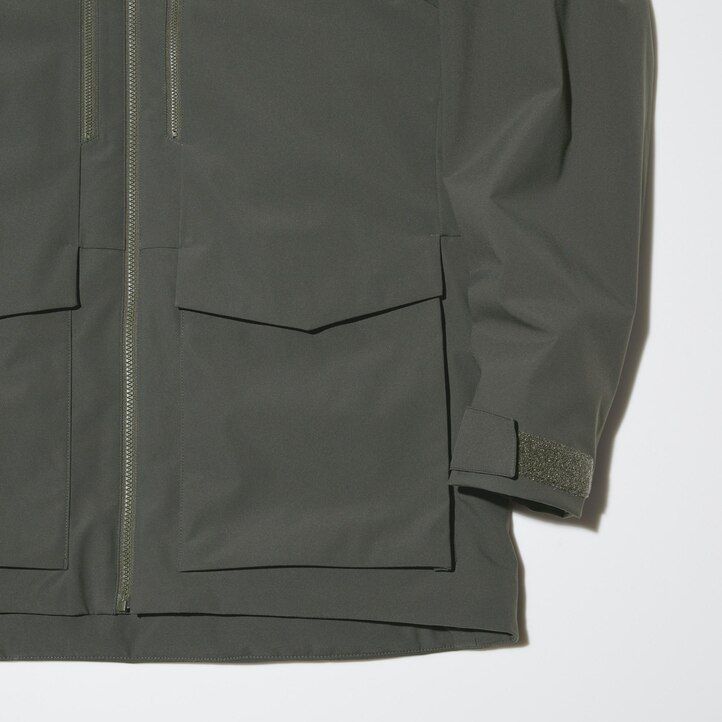 chaquetas híbridas de plumón 3d uniqlo para hombre color marrón