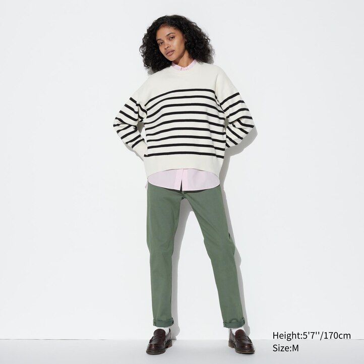 vaqueros ajustados ultraelásticos uniqlo para hombre en color beige