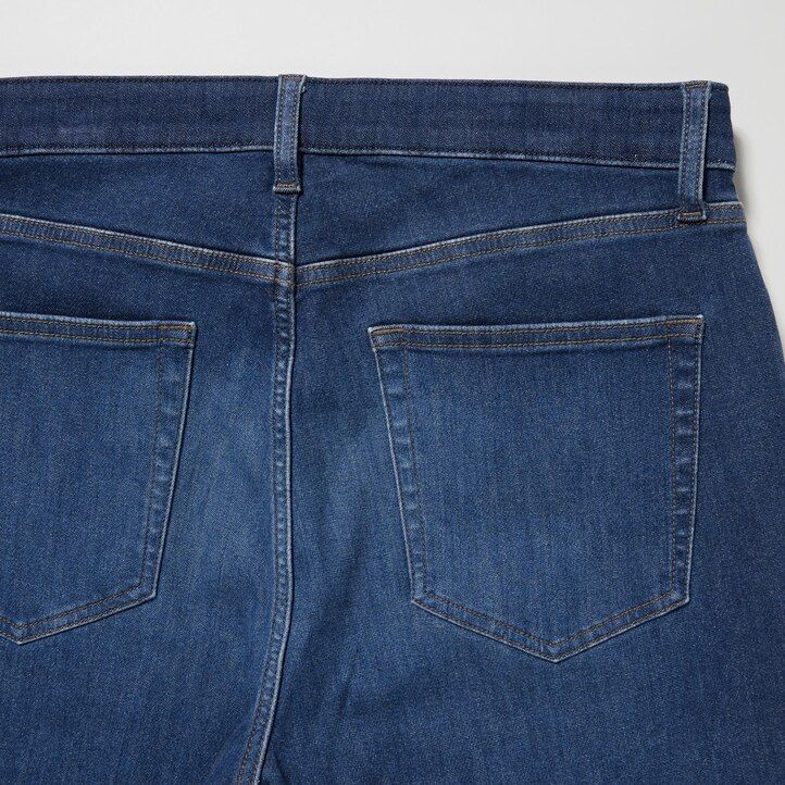 vaqueros ajustados ultraelásticos uniqlo ezy para hombre en azul