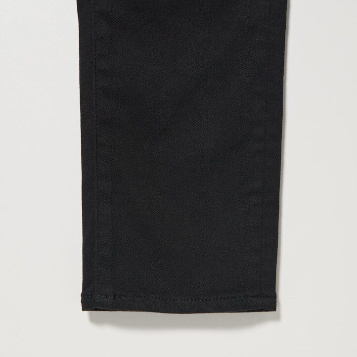 vaqueros ajustados ultraelásticos uniqlo negros para hombre