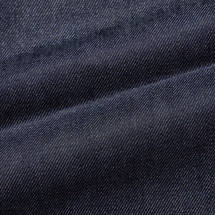vaqueros ajustados elásticos con orillo uniqlo para hombre color azul marino