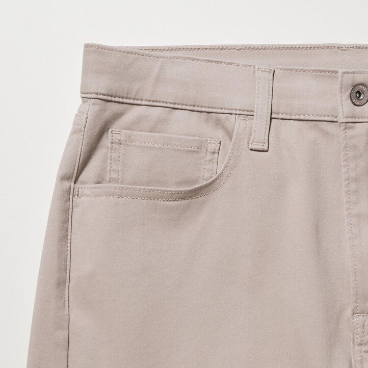 vaqueros ajustados ultraelásticos uniqlo para hombre en color oliva
