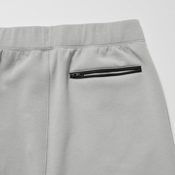 pantalones deportivos elásticos secos uniqlo gris claro para hombre