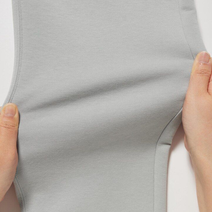 pantalones deportivos elásticos secos uniqlo gris claro para hombre