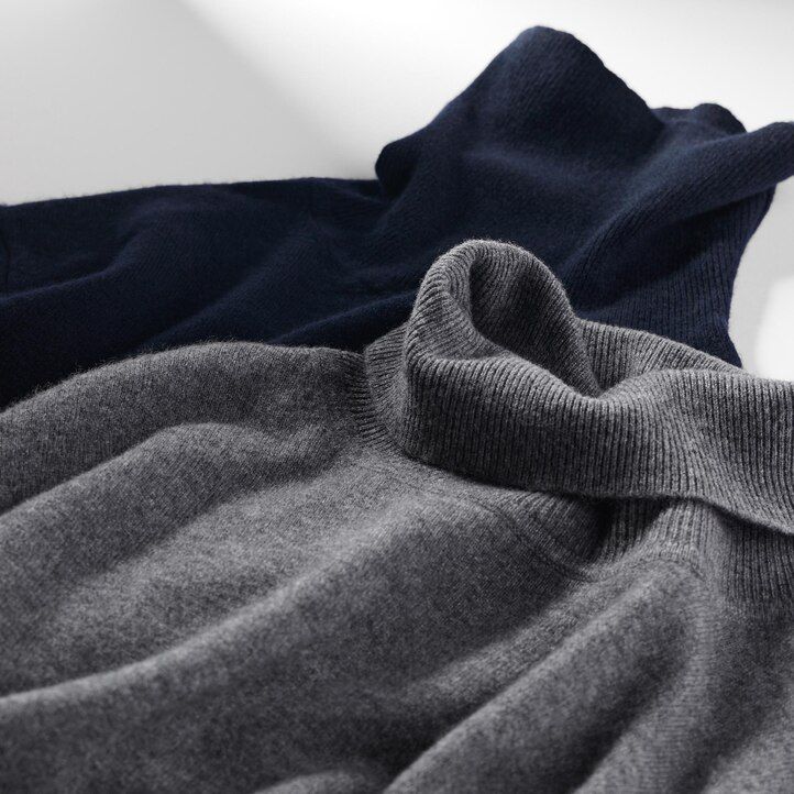 suéteres uniqlo 100pctshmere para hombre en color burdeos