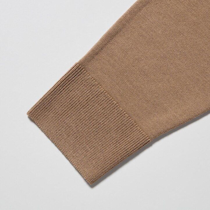 suéteres de cuello en v para hombre de merino extrafino 100 gris uniqlo