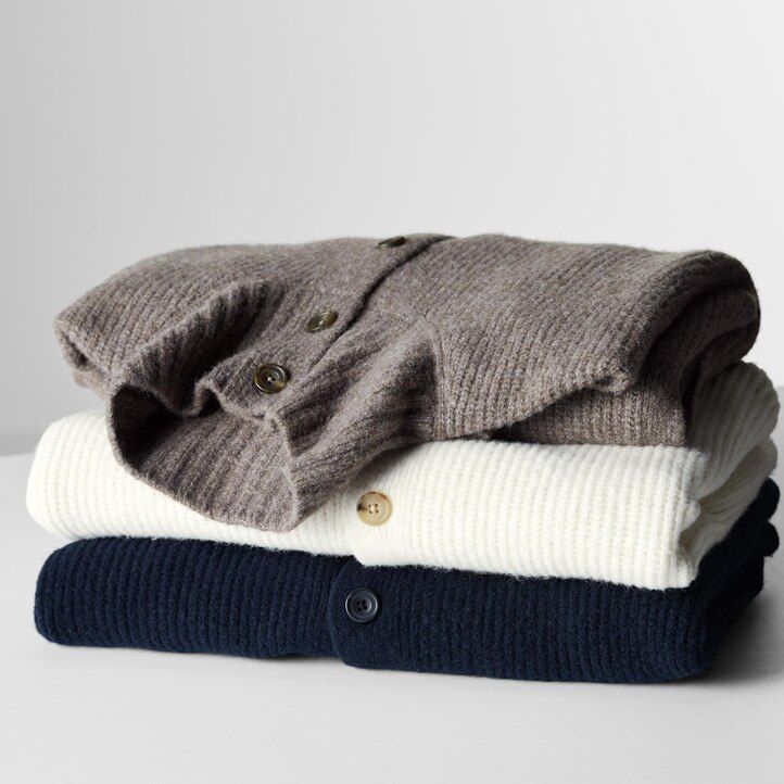 suéteres de cuello alto de calibre bajo de hilo soufflé uniqlo marrón para hombre