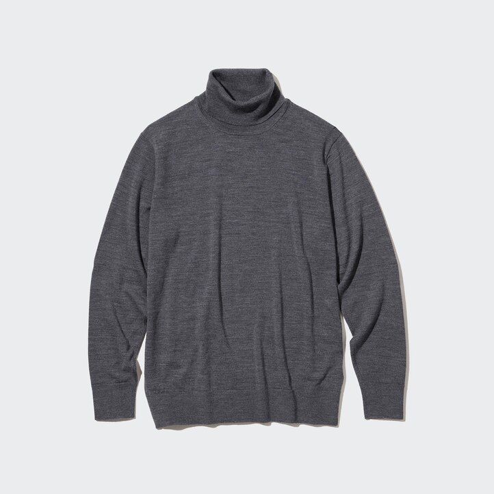 jerséis blancos uniqlo 100 merino extrafino para hombre