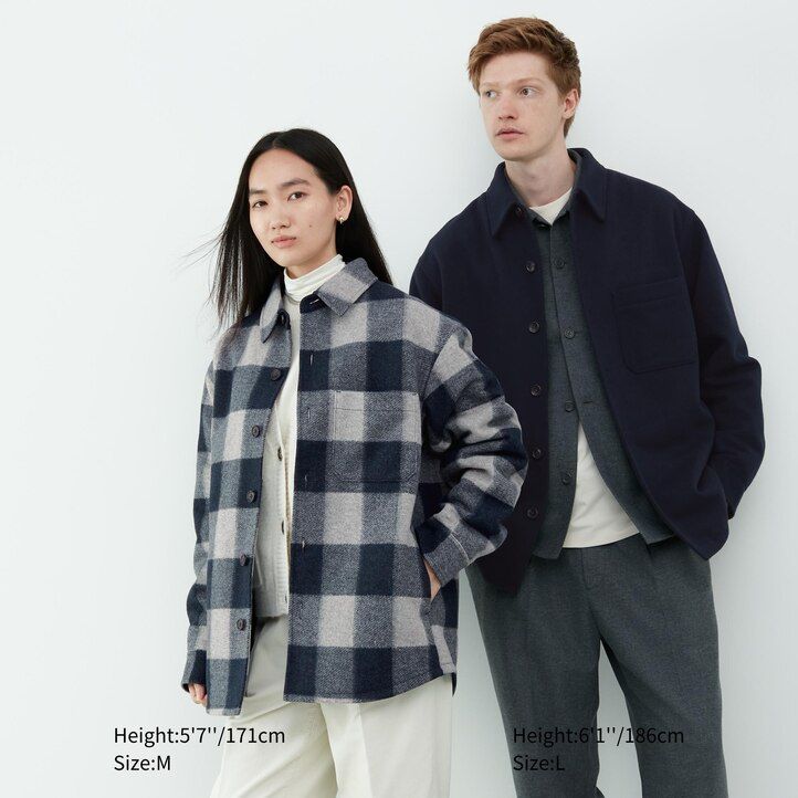 camisa uniqlo gris para hombre