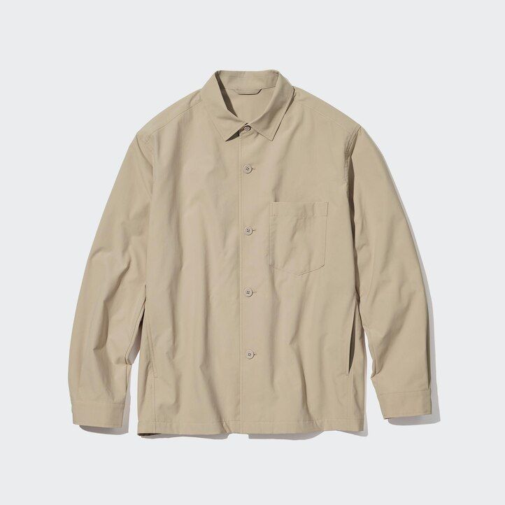 camiseta ultraligera uniqlo airsense para hombre color beige