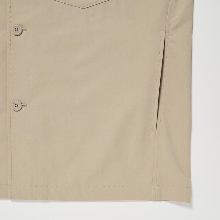 camiseta ultraligera uniqlo airsense para hombre color beige