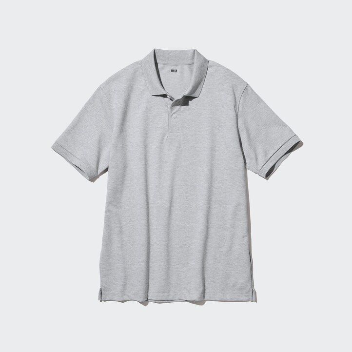 polo uniqlo dry pique para hombre blanco