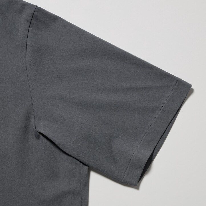 polo uniqlo airism de cuello abierto para hombre color rosa