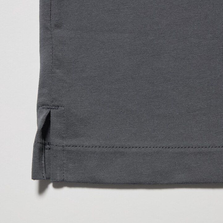 polo uniqlo airism de cuello abierto para hombre color rosa