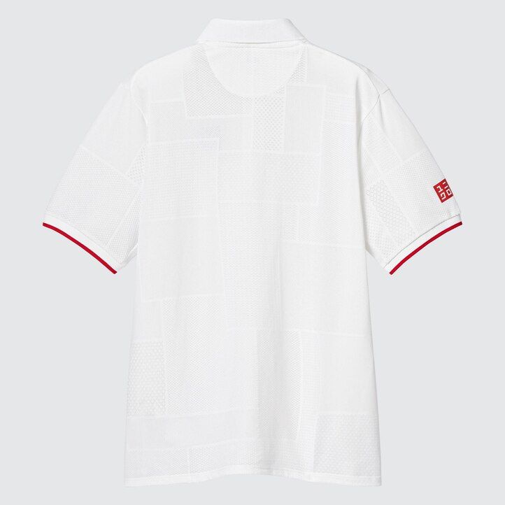 polo blanco uniqlo kei nishikori london 2022 dry ex para hombre