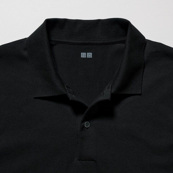 polo azul uniqlo airism para hombre