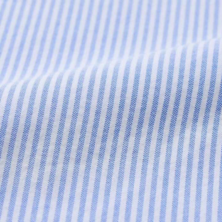 camisas oxford de rayas de corte regular de uniqlo en gris para hombre