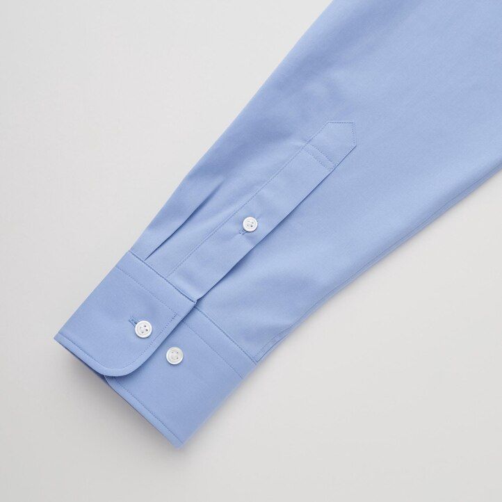 camiseta uniqlo easyre de tela ancha elástica de corte entallado para hombre cuello regular color blanco