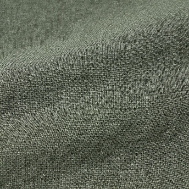 camiseta de lino premium uniqlo 100 para hombre corte regular cuello mao azul