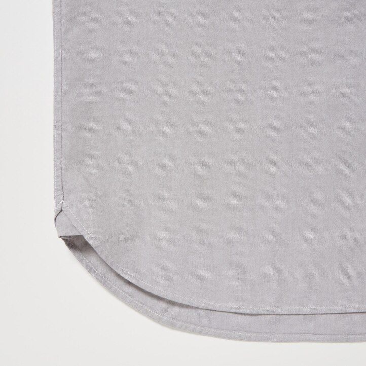 camisas oxford blancas de corte regular de uniqlo para hombre